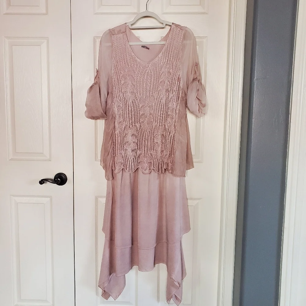 crochet handkerchief dress Handkerchief Anniversary Dress - Salt